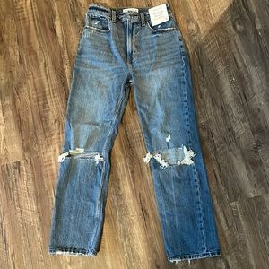 A&F high waisted jeans